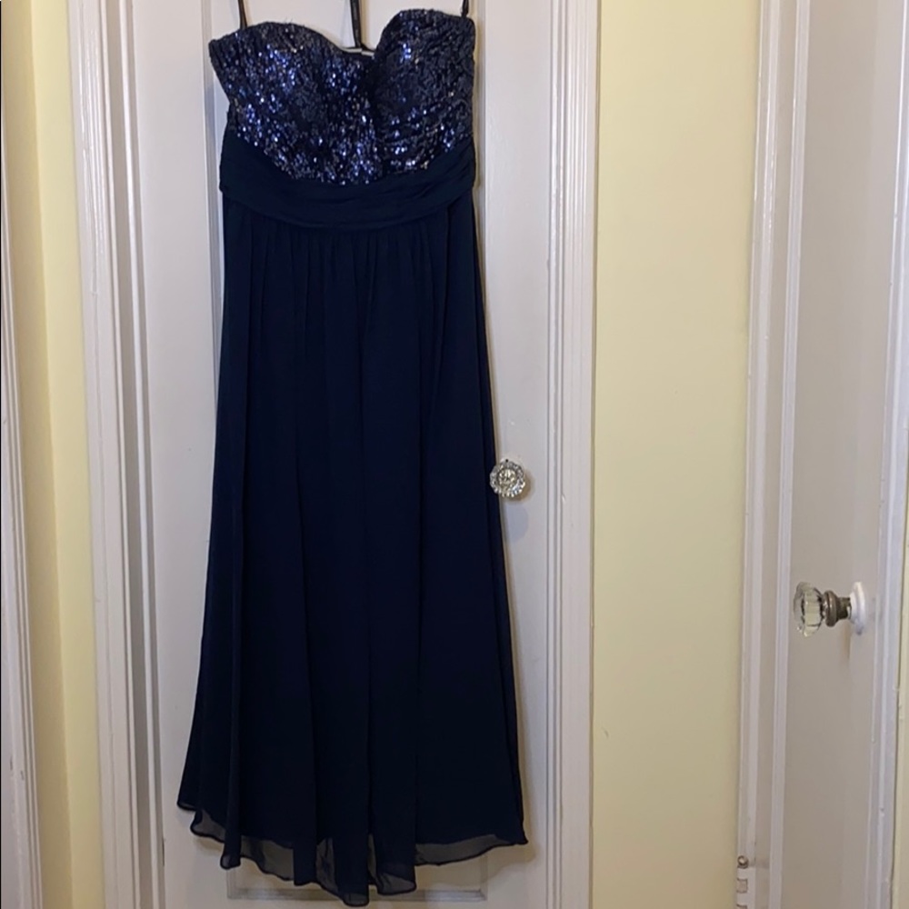 Bill Levkoff Navy Evening gown - worn once